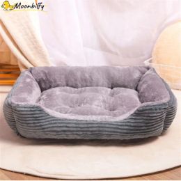 Mats Pet Dog Sofa Bed Winter Warm Soft Nest Puppy Baskets Mat Kennel For Large Medium Small Dog Beds House Supplies