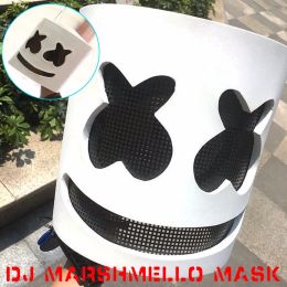 Masks New DJ Marshmello Mask Cosplay Costume Helmet For Party Electric Syllable Halloween