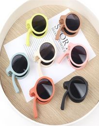 Sunglasses Children Round Folding Vintage Sun Glasses For Kids Girls Boys Summer Uv400 Classic Pocket Eyewear 2022Sunglasses5981566