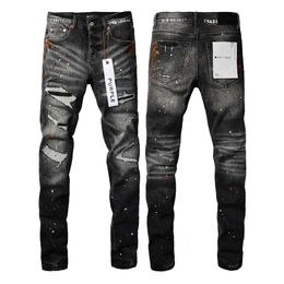 Jeans da marca roxa American High Street Black Hole Patch 9018