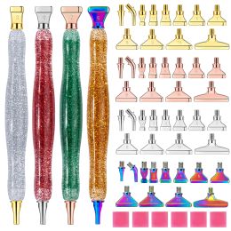 Stitch 5D Diamond Painting Pen Crystal Point Drills Pen Handmade Tools With Metal Point Drill Heads Multi Placer Pen Tip Accessories