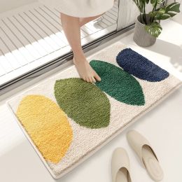 Mats Dexi Home Living Room Bathroom Soft Plush Bath Rug Absorbent Thickened Washable Bath Mat