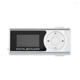 Media Player Back-Clip Mini USB LED Light LCD Screen Support MP3/WMA Audio Formats Music