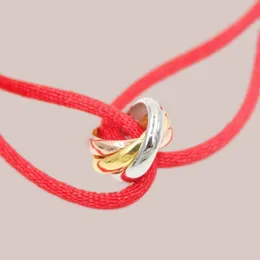 Jewellery woman designer bracelet 3 metal buckle lace up chain ribbon bracelet high grade fashion ornament multi colour zl192 H4