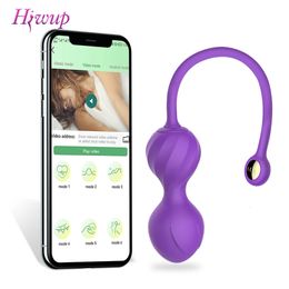 Bluetooth APP Love Egg Wireless Remote Control Vaginal Ball Clitoris Stimulator Vibrator Female Sex Toy Goods for Women Adult 18 240312