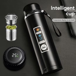 1000ML Stainless Steel Thermos Bottle Large Capacity Water For Outdoor Travel Thermal Mug Vacuum Flask Tumbler Thermo Cup 240314