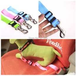 Leashes Wholesale 250pcs/lot at Dog Car Safety Seat Belt Harness Adjustable Pet Puppy Pup Hound Vehicle Seatbelt Lead Leash for Dogs