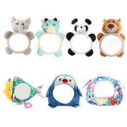 Feeding Cute Baby Rear Facing Mirrors Adjustable Safety Car Baby Mirror Back Seat Headrest Rearview Mirror Car Safety Kids Monitor New