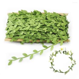 Decorative Flowers 131Ft Artificial Vines Eucalyptus Leaf Garland Wild Jungle Home Wall Garden Wedding Party Wreaths