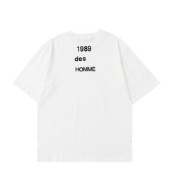 2022 Summer Europe Japan 1989 HOMME Print T shirts Fashion Mens Short Sleeve Tshirt Women Clothes Casual Cotton Tee4195280