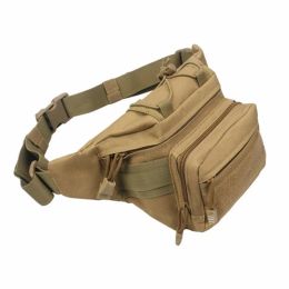 Bags Outdoor Sports Tactical Shoulder Bag Military Waist Pack Utility EDC Molle Pouch Men Running Camping Hiking Hunting Chest Bags