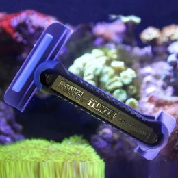 Tools TUNZE Fish Tank Brush Aquarium Strong Magnetic Doubleheaded Scraper Cleaning Tank Wipe Glass Wipe Fish Tank Magnetic Brush