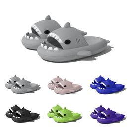 style11 Slipper Shark slippers men's summer indoor living Home thick bottom non-slip couple slippers antibacterial and antibacterial