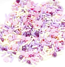Kawaii Polymer Clay Heart Sprinkles and Pearl 20g Faux Food DIY Fake Chocolate Toppings Jewellery Findings Resin Art supplies7198551