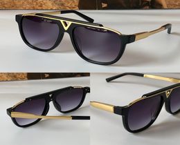 The latest selling popular fashion men design sunglasses 0937 square plate metal combination frame top quality antiUV400 lens wit1030426