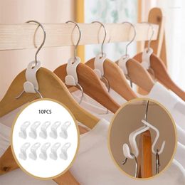 Hooks 10pcs Mini Clothes Hanger Connector Hook Wardrobe Storage Save Space Closet Organizer Clips