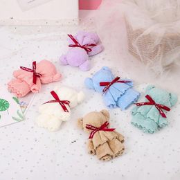 Party Favour 10pcs Mixed Cute Bear Towel Fibre Creative Gift For Wedding Baby Shower Christmas Birthday Souvenirs