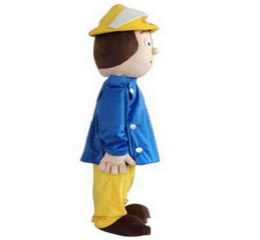 2019 factory Fireman Sam Mascot Costume Firefighter Christmas Party Dress Suit 6671917