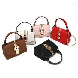 Shoulder Bags European Style PU Leather For Women Handbags Purses Kid Crossbody Girls Chain Mini Phone Bolsos Feminina 2024