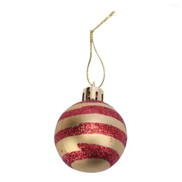Decorative Flowers 50Pcs Christmas Tree Decorations Balls Bauble Xmas Party Hanging Ball Ornaments For Home Year Gift