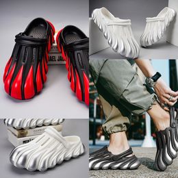 2024 NEW Fashions EVA step on poo feeling platform sandals summer beach men's shoes bag toe multi-color breathable sandals GAI 40-45