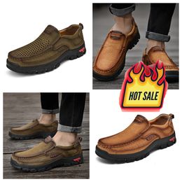 new selling shoes for men genuine leather GAI loafers casual leather shoes Business Fashion Loafers lightweight high Quality Classic fashion gentleman size 38-51