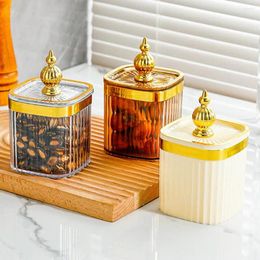 Storage Bottles Plastic Square And Round Sealed Grains Kitchen Dry Tea Goods Food-grade N4x9