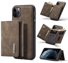 DGMING Intelligent Divide Split body Magnetic Case Bag for iPhone 14 13 12 11 Pro max 7 8 PLUS XR XS PU Leather Wallet Cover5889539