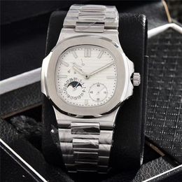 2022 Mens Watch 40mm Automatic Movement calendar Gold Watchs Kinetic Energy 904L Steel Bracelet Luminous Water Resistant Master De2456