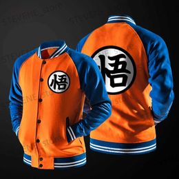 Jaquetas masculinas anime cosplay jaqueta de beisebol casaco faculdade casual moletom homem t240326