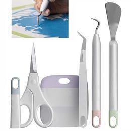 Portable Silhouette Cameo Vinyl Weeding Tools Kit Cameo Letters DIY Craft Set For Cricut Machine Accessories 240311