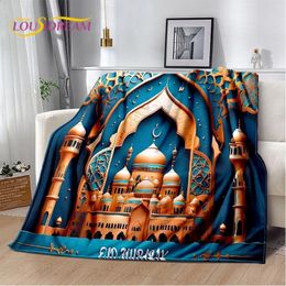 HD Muslim Islam Prayer Kneeling Poly Mats Mandala Soft BlanketsKeep Warm Throw Blanket for Picnic Beds Sofa Home Bedroom Gift 240325