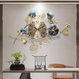 Wall Clocks Art Mural Luxury Large Modern Aesthetic Creative Watch Design Minimalist Relogio De Parede Room Decorations