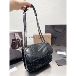 Luxurious Bags LOULOU PUFFER Women Designer Black Leather Large-capacity Crossbody Bags Lightweight Adjustable Chain Strap Quilted Handbags Shoulder Bag 770