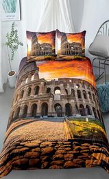 Roman Arena Scenery Comforter Bedding Set 3D Print Luxury Queen King Single Size Duvet Cover Home Textile Decoration Modern Sets5258108
