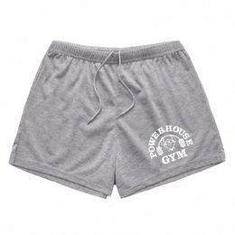 quick Dry Running Shorts Men Solid Sports Clothing Fitn Bodybuilding Short Pants Sport Homme Gym Training Beach Shorts Length 49OL#