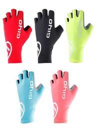 Bicycle Short Gloves GIYO Anti Slip Gel Pad Half Finger Breathable Outdoor 6899386