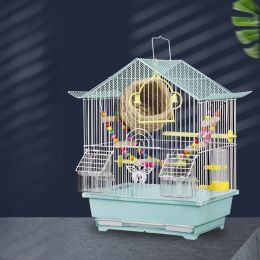 Nests Habitat Products Bird Cages House Backpack Hamster Small Outdoor Bird Toys Cages House Budgie Jaula Pajaro Pet Products RR50BN