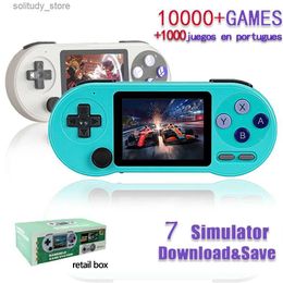 Portable Game Players SF2000 portable handheld video game console supports AV output 3-inch I screen classic retro game player Q240326