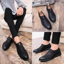 Dress Shoes Lightweight Comfortable Casual Luxury Office Workplace Mens Leather Style Business Formal Wedding