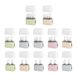 Storage Bottles Travel For Toiletries Compact Size With Labels Airplane Accessories Cream Conditioner Foam Soap Lotion Body Wash