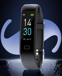 Модные мужские часы S5 Smartband, женские Bluetooth-часы, пульсометр, мониторинг артериального давления, трекер, фитнес-браслет, умный браслет5642825