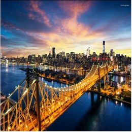 Wallpapers Wellyu Custom Large - Scale Murals Of The United States York City Bridge Architectural Pography Non Woven Wallpaper