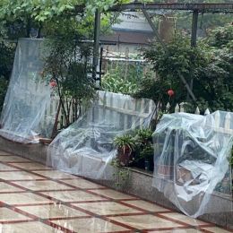 Covers Transparent Plastic PE Film Rainproof Cloth Tarpaulin Garden Flower Keep Warm Balcony Greenhouse Succulent Plants Cover