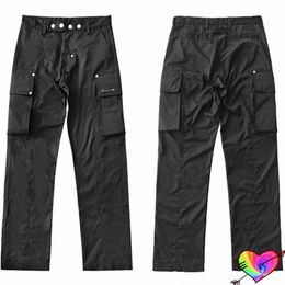 nero 1017 ALYX 9SM Cargo Pants 2022 Uomo Donna Multi Metal Butt 1: 1 ALYX Pantaloni tasche pantaloni leggermente larghi x22L #