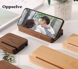 Universal Wooden Phone Holder for Mobile Phone Bracket For Tablet Stand Desk Phone Support1080747