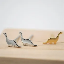 Stud Earrings 2024 Dinosaur Tight Animal European And American Fashion Men Women Can Wear Accessories