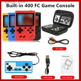 Portable Game Players Portable built-in 400 FC game 8-bit retro handheld game console shell 3.0-inch LCD screen video game player childrens New Year gift Q240326