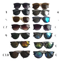 Fashion Sunglasses for Men Woman Eyewear Designer Brand Sun Glasses Matt Leopard Gradient Uv400 Lenses 14 Color