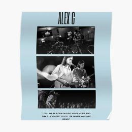 Calligraphy Alex G Live Show Logo Poster Picture Print Wall Room Painting Funny Modern Vintage Art Decoration Home Decor Mural No Frame
